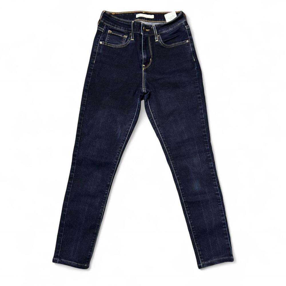 Levi's Women's High rise skinny Navy and Blue Jeans Sz 25